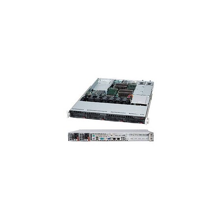 Supermicro 700W 1U Rackmount Server Chassis (Black), CSE-815TQ-R700UB CSE-815TQ-R700UB